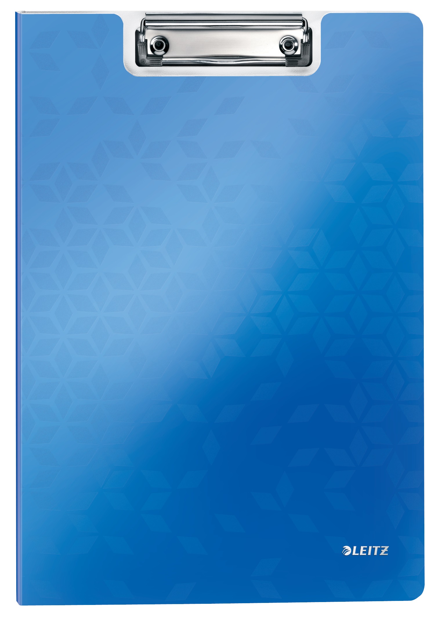 Clipboard LEITZ WOW, dublu, polyfoam, A4, 100 coli, albastru