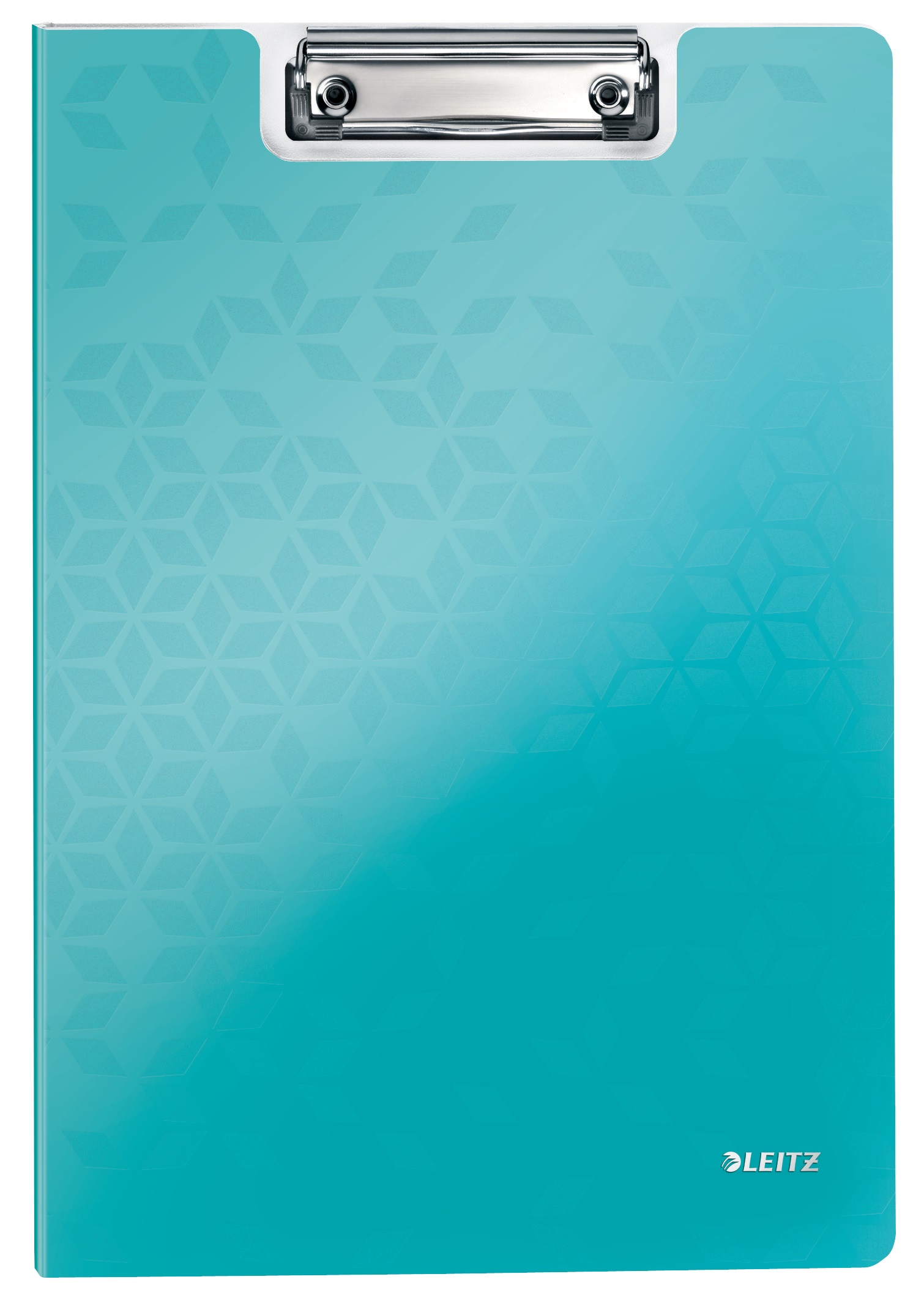 Clipboard LEITZ WOW, dublu, polyfoam, A4, 100 coli, turcoaz