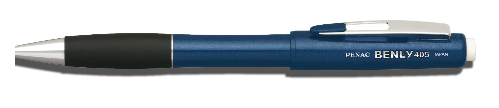 Creion mecanic PENAC Benly 407, 0.7mm, varf si accesorii metalice, radiera retractabila, corp bleuma
