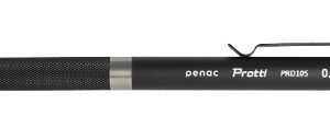 Creion mecanic profesional PENAC Protti PRD-105, 0.5mm, metalic cu varf retractabil - negru