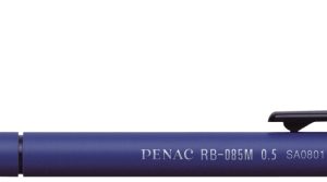 Creion mecanic PENAC RB-085M, rubber grip, 0.7mm, con si varf metalic - corp albastru