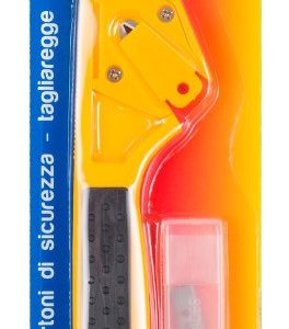 Cutter Artiglio SX-783 - pt. desfacut cartoane, taiat folie stretch si chingi plastic, 3 rezerve