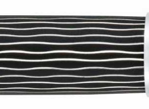 Stilou Diplomat Excellence A plus, cu penita M, aurita 14kt. - Wave Guilloche Lapis Black