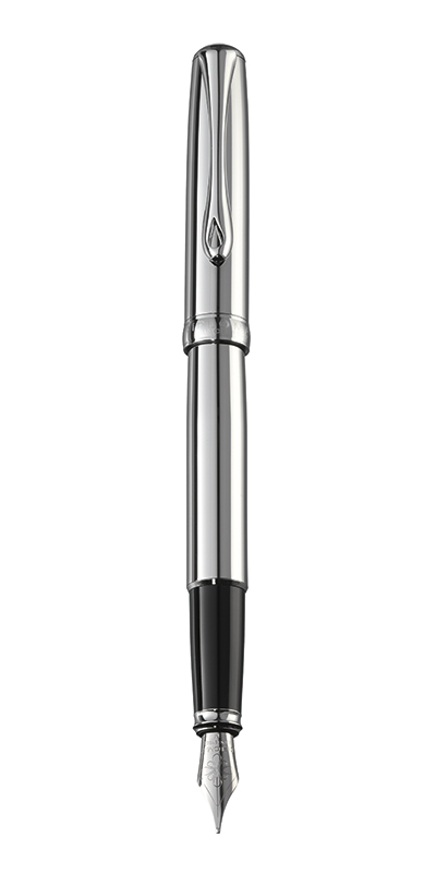 Stilou Diplomat Excellence A2, cu penita M, din otel inoxidabil - Chrome