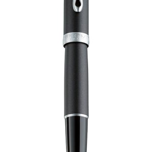 Stilou Diplomat Excellence A2, cu penita M, aurita 14kt. - Lapis Black Matt Chrome