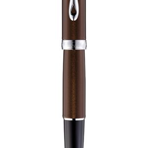 Stilou Diplomat Excellence A2, cu penita M, aurita 14kt. - Marrakesh Chrome