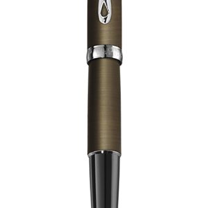 Stilou DIPLOMAT Excellence A2, cu penita M, aurita 14kt. - Oxyd Brass