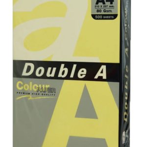 Hartie color pentru copiator A4, 80g/mp, 500coli/top, Double A - pastel butter