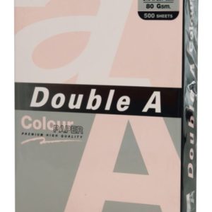 Hartie color pentru copiator A4, 80g/mp, 500coli/top, Double A - pastel flamingo