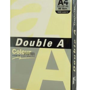 Hartie color pentru copiator A4, 80g/mp, 500coli/top, Double A - pastel cheese