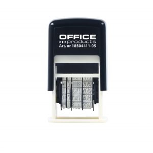 Datiera ISO, cerneala neagra, format zi/luna/an, Office Products