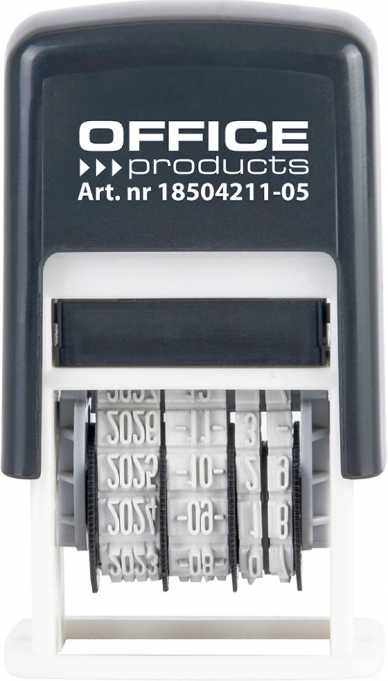 Datiera ISO, cerneala neagra, format an/luna/zi, Office Products