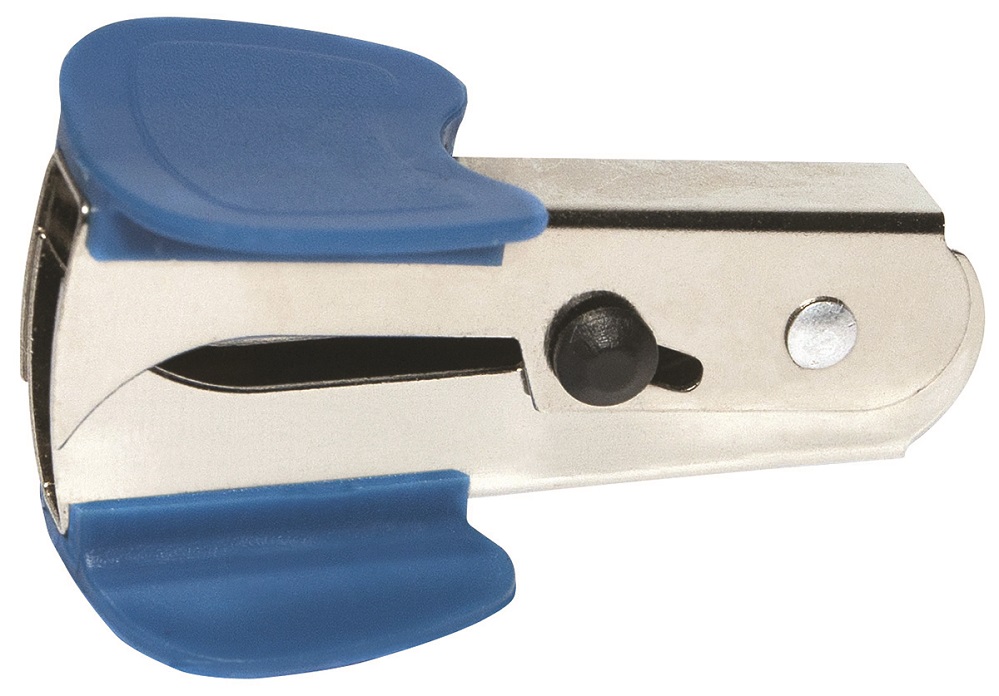 Decapsator metalic, cu mecanism de blocare, DONAU - accesorii albastre