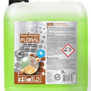 CLINEX NanoProtect Floral, 5 litri, detergent lichid pentru curatare pardoseli, cu particule silicon