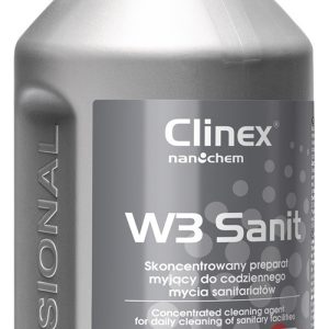 CLINEX W3 Sanit, 1litru, detergent lichid, concentrat, pt. curatarea obiectelor sanitare, toaletelor