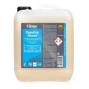 CLINEX Steel, 5litri, detergent de curatare acid pentru suprafete si echipamente din otel inoxidabil