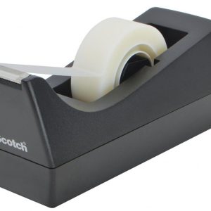 Dispenser banda adeziva, max 19mm x 33m, 3M - SCOTCH C38 - negru