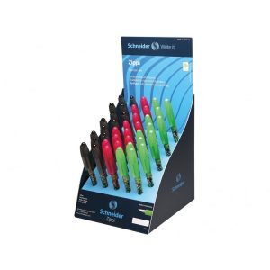 Display SCHNEIDER Zippi, 40 rollere cu cartus(14 x design dragon, 13 x design sweet jungle, 13 x des