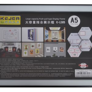 Display nume din plastic, 210 x 148mm, KEJEA - negru