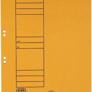Dosar carton cu capse 1/1 ELBA Smart Line - galben