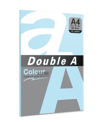 Hartie color pentru copiator A4, 80g/mp, 25coli/top, Double A - pastel ocean