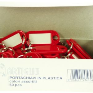 Etichete pentru chei, 50/cutie, ARTIGLIO - culori asortate