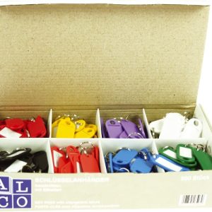 Etichete pentru chei, 200/cutie, ALCO - culori asortate