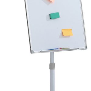 Flipchart magnetic, 100 x 70 cm, cu brate laterale, cu rotile, Office Products