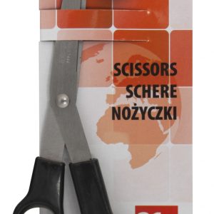 Foarfeca otel, 21cm, Office Products - maner negru