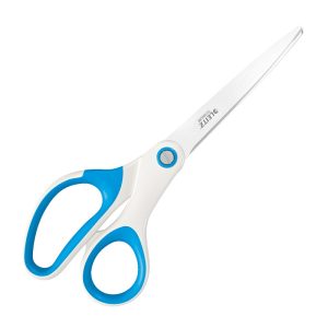 Foarfece pentru birou LEITZ WOW Titanium, 205 mm, albastru