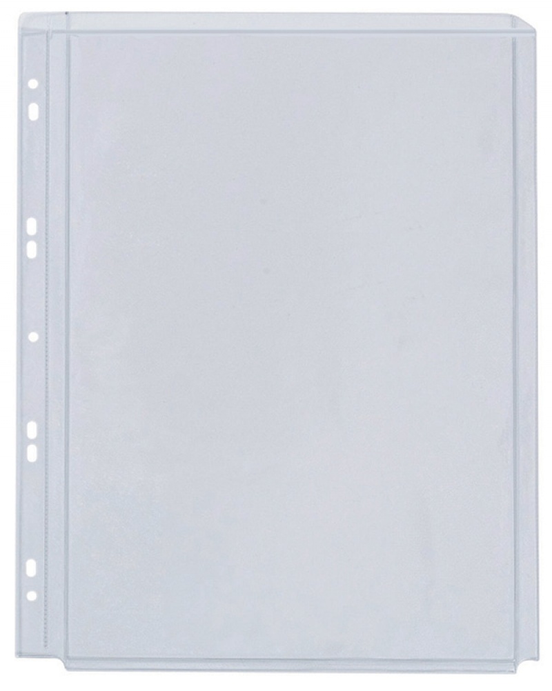 Folie protectie pentru documente A4, cu burduf 28mm, PP - 180 microni, 10 folii/set, Office Products