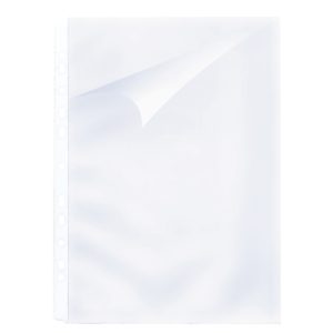 Folie protectie "L" pentru documente A4, 120 microni, 100 buc/cutie, KANGARO - cristal