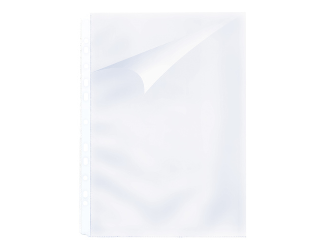 Folie protectie "L" pentru documente A4, 120 microni, 100 buc/cutie, KANGARO - cristal