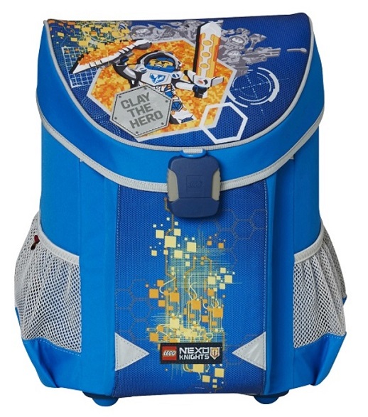 Ghiozdan scoala Easy LEGO Core Line - design bleu Nexo Knights