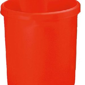 Cos de birou pentru hartii, 18 litri, HAN Grip - rosu