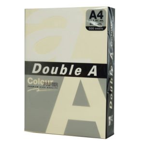 Hartie color pentru copiator A4, 80g/mp, 100coli/top, Double A - pastel ivory