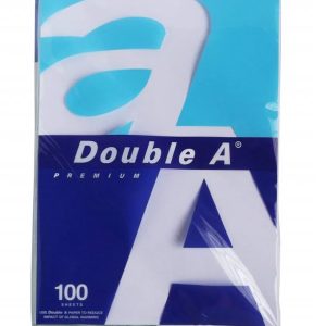 Hartie alba pentru copiator A4, 80g/mp, 100coli/top, clasa A, Double A Premium