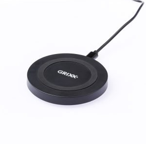 Incarcator wireless GRIXX Optimum - 10W, Qi Certified - negru