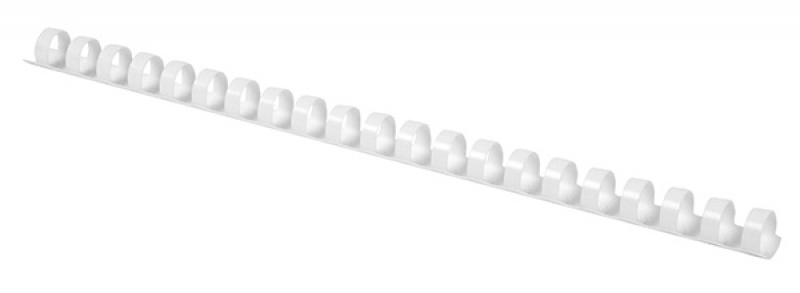 Inele plastic 10 mm, max 65 coli, 100buc/cut, Office Products - alb