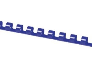 Inele plastic 10 mm, max 65 coli, 100buc/cut, Office Products - albastru