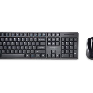 Kit tastatura + mouse Kensington ProFit Low-Profile, conexiune wireless, negru