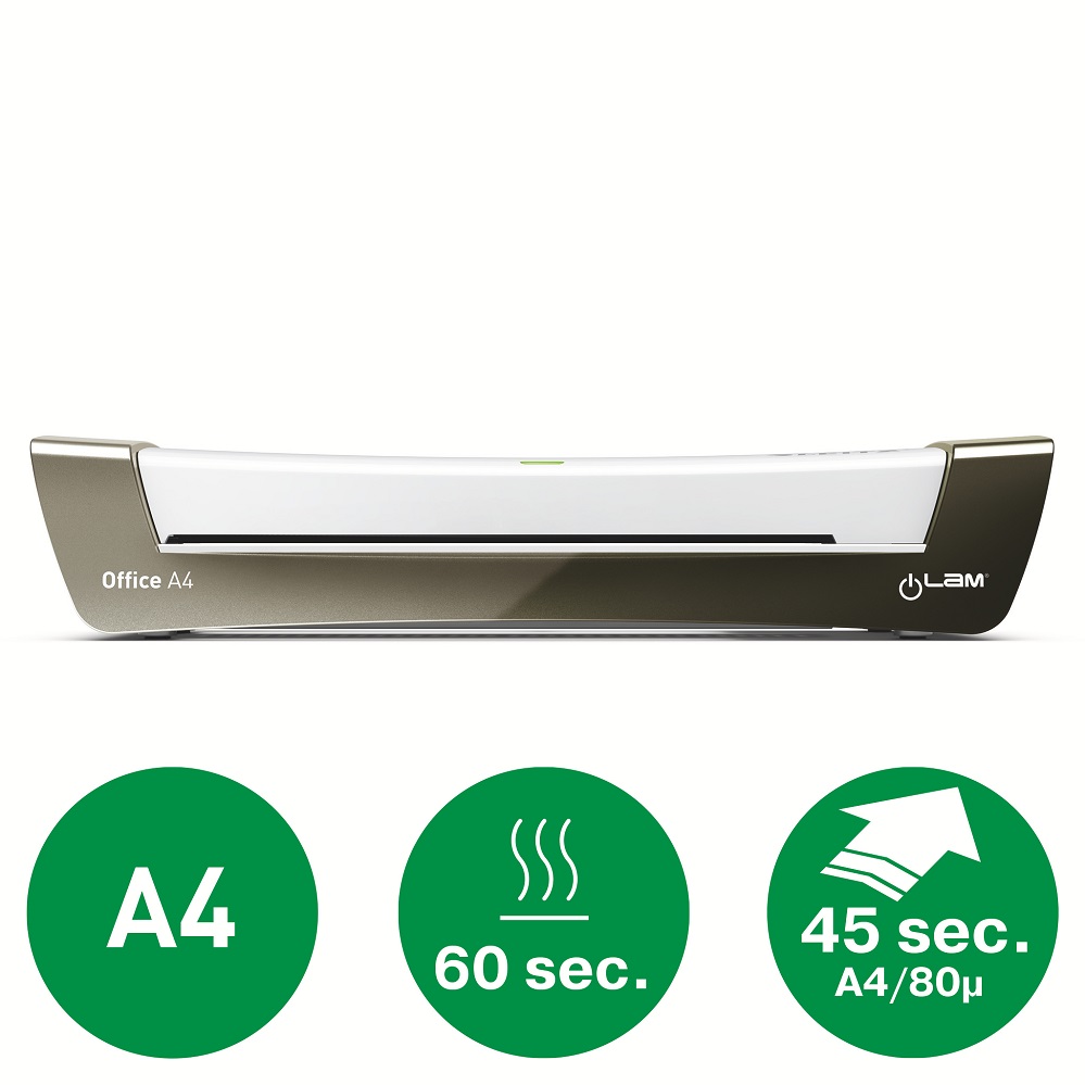 Laminator LEITZ iLAM Office, A4, kit folii laminare inclus, alb