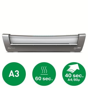 Laminator LEITZ iLAM Office Pro, A3, kit folii laminare inclus, alb