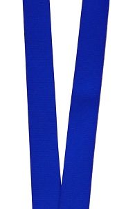 Lanyard textil, 15mm latime,spring clip, KEJEA - albastru