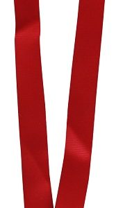 Lanyard textil, 15mm latime,spring clip, KEJEA - rosu