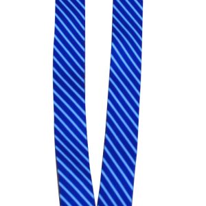 Lanyard textil, 15mm latime,clip metal, KEJEA - albastru