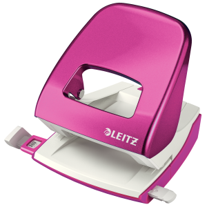 Perforator metalic LEITZ WOW 5008 NeXXt Series, 30 coli, roz