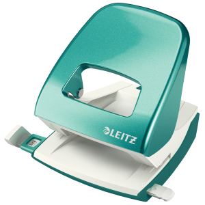 Perforator metalic LEITZ WOW 5008 NeXXt Series, 30 coli, turcoaz