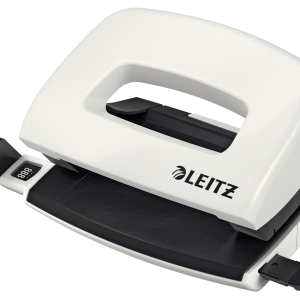 Perforator metalic LEITZ WOW 5060 MINI NeXXt Series, 10 coli, alb