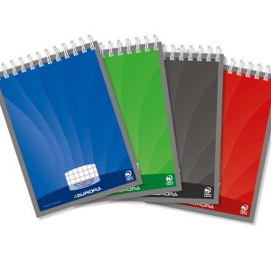 Blocnotes cu spirala, A6, 80 file - 90g/mp, AURORA Mano - matematica